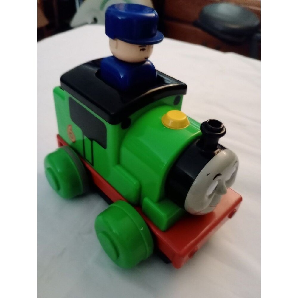 2003 Tomy Gullane Thomas & Friends Train Green Percy #6 Push And Go Toy M3